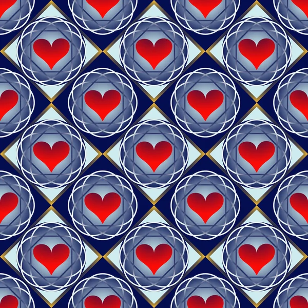 Abstrakt vektor illustration av alla hjärtans dag — Stock vektor