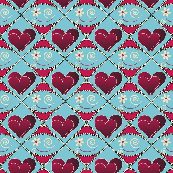 Illustration vectorielle abstraite de la Saint-Valentin — Image vectorielle