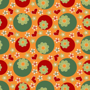 Sevgililer günü kesintisiz tasarlamak vektör çizim