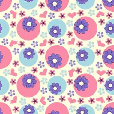 Sevgililer günü kesintisiz tasarlamak vektör çizim