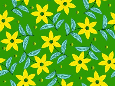 Kusursuz çiçek vektör çizimi