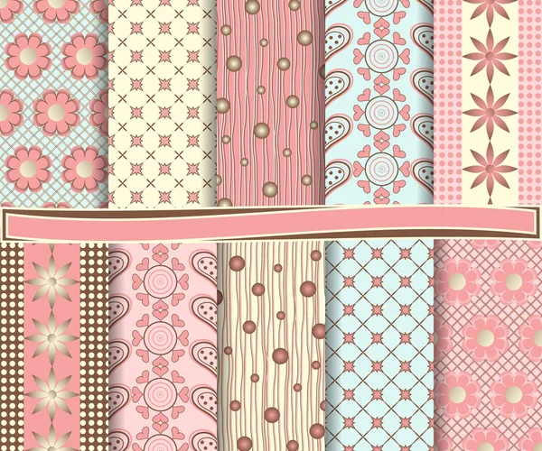 scrapbook kağıt Sevgililer günü kümesini tasarlamak vektör