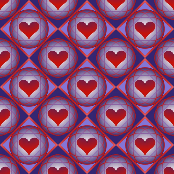 Ilustración vectorial abstracta del Día de San Valentín — Archivo Imágenes Vectoriales