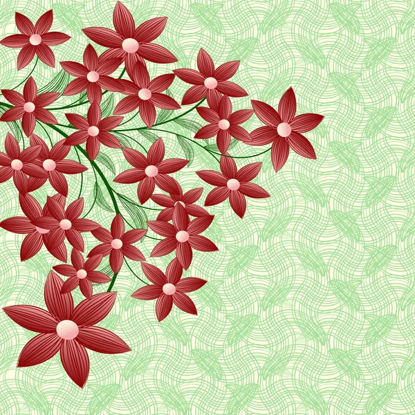 Abstrakter Vektor florale Illustration — Stockvektor