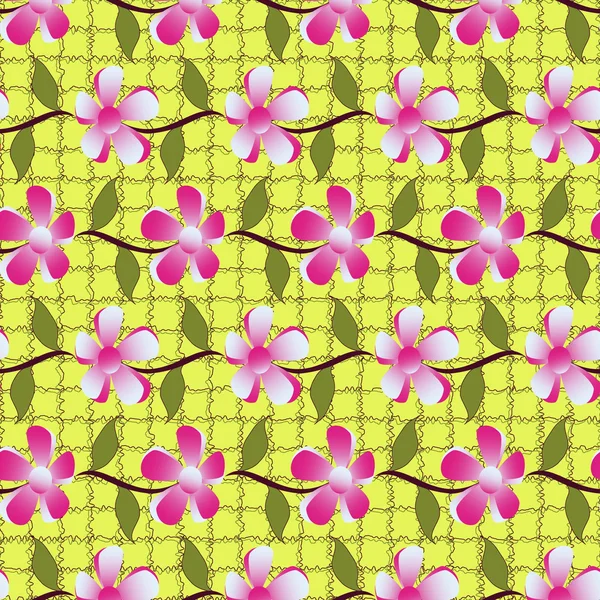 Abstracte bloemenvector illustratie — Stockvector
