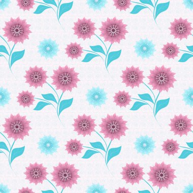 soyut vektör çiçek çizimi