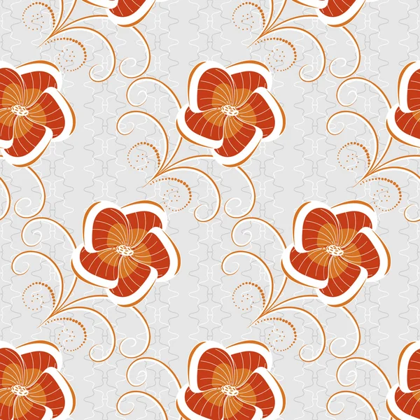 Vector abstracto ilustración floral — Vector de stock