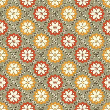 soyut vektör çiçek çizimi