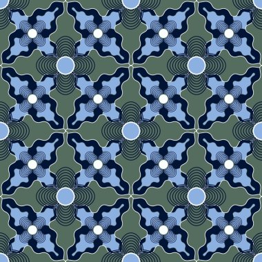 soyut bir tam rakamları sorunsuz vektör çizim