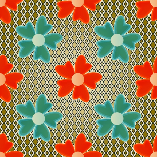 Vector abstracto ilustración floral — Archivo Imágenes Vectoriales