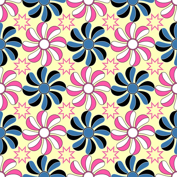 Vector abstracto ilustración floral — Archivo Imágenes Vectoriales