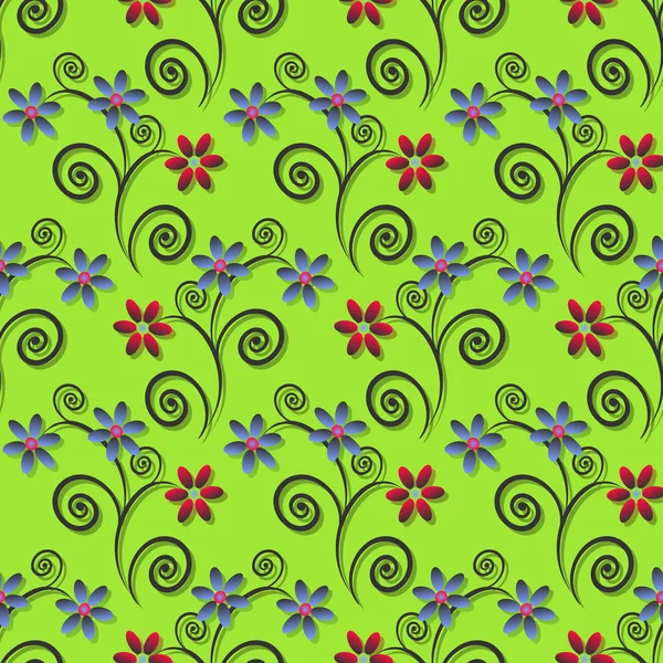 Abstract vectorillustratie van bloemen — Stockvector