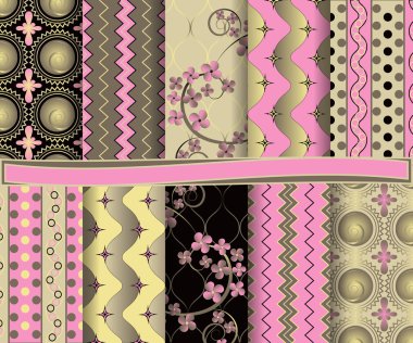 dizi tasarlamak vektör kağıt, karalama defteri 