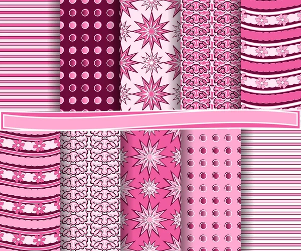 Set van abstract vector papier voor scrapbook — Stockvector