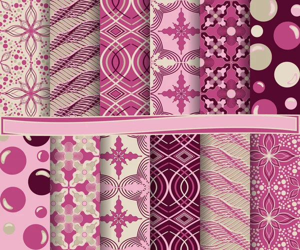 Set van abstract vector papier voor scrapbook — Stockvector