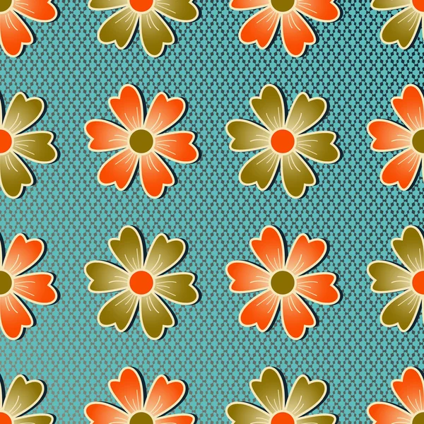 Vector abstracto ilustración floral — Archivo Imágenes Vectoriales