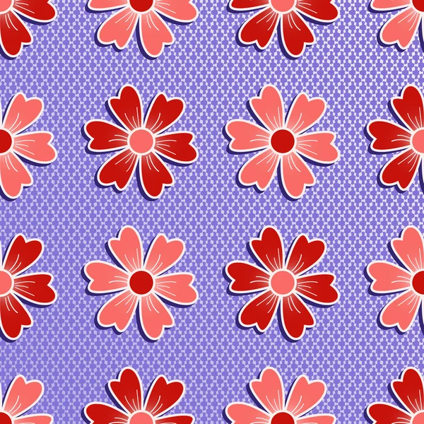 Illustration vectorielle florale abstraite — Image vectorielle