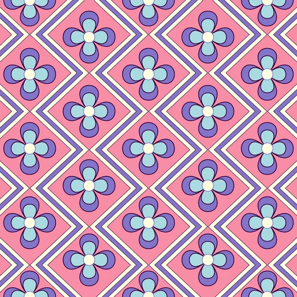 Vector abstracto fondo floral ilustración — Archivo Imágenes Vectoriales