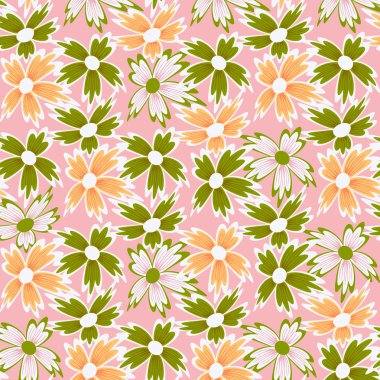 soyut vektör çiçek çizimi