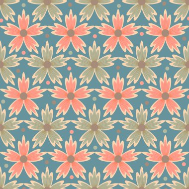 soyut vektör çiçek çizimi