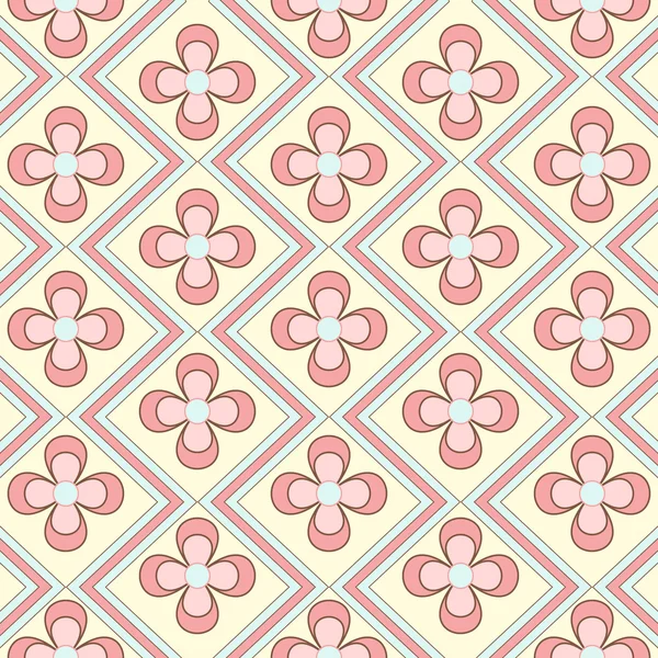 Vector abstracto fondo floral ilustración — Vector de stock