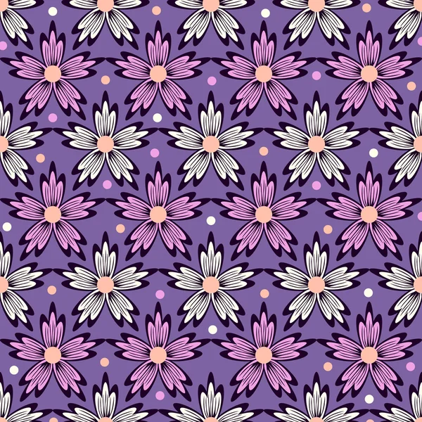 Illustration florale vectorielle abstraite — Image vectorielle