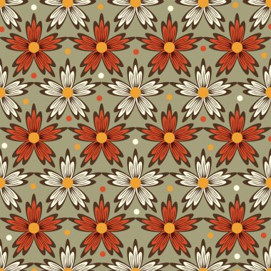 soyut vektör çiçek çizimi