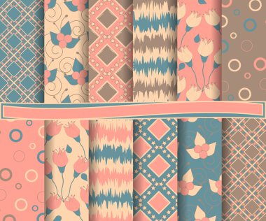 dizi tasarlamak vektör kağıt, karalama defteri