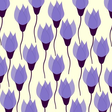 soyut vektör çiçek çizimi