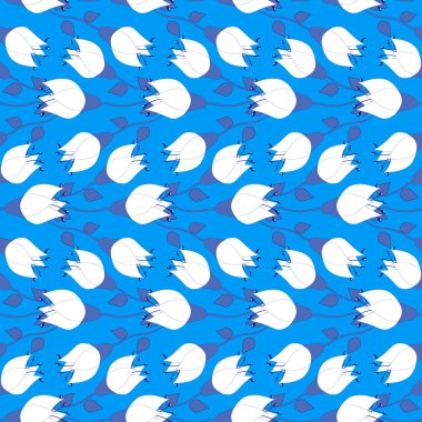 soyut vektör çiçek çizimi