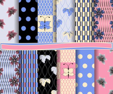 dizi tasarlamak vektör kağıt, karalama defteri