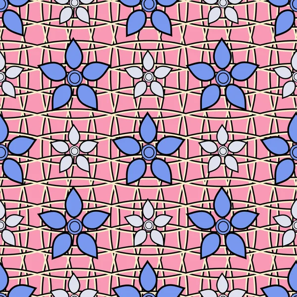 Abstracto vector floral ilustración fondo — Archivo Imágenes Vectoriales