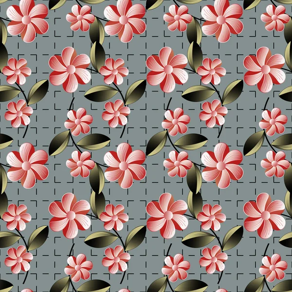 Αφηρημένη floral διανυσματική απεικόνιση — Διανυσματικό Αρχείο