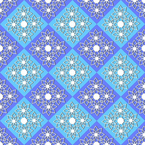 Vector ilustración fondo de flores abstractas — Vector de stock