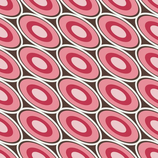 Nahtlose abstrakte Vektorillustration Hintergrund von Ovalen — Stockvektor