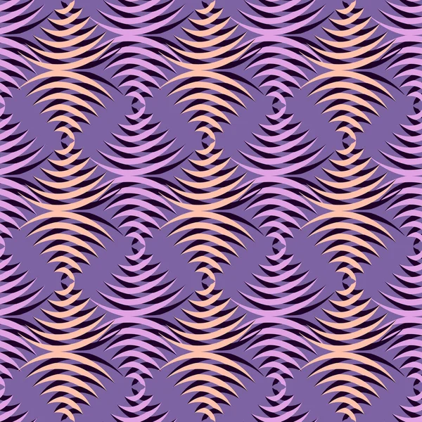 Sömlös vektor illustration bakgrund av abstrakta former — Stock vektor