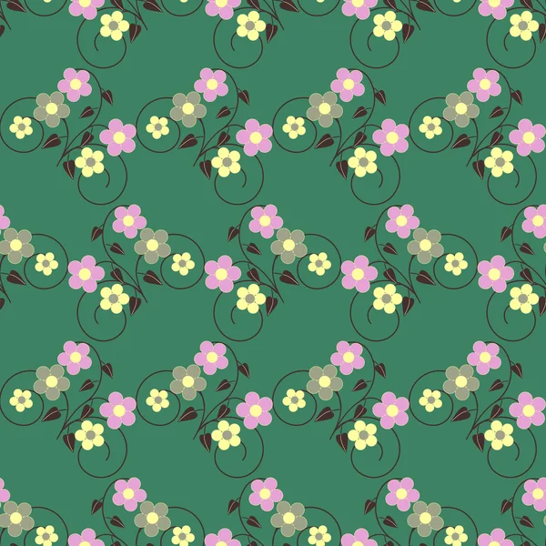 Abstrakte florale Vektor Illustration Hintergrund — Stockvektor