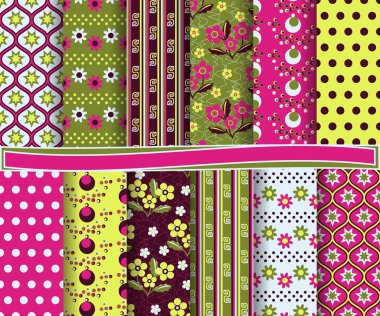 dizi tasarlamak vektör kağıt, karalama defteri