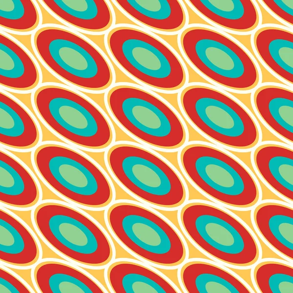 楕円のシームレスな抽象的なベクトル イラスト背景 — ストックベクタ