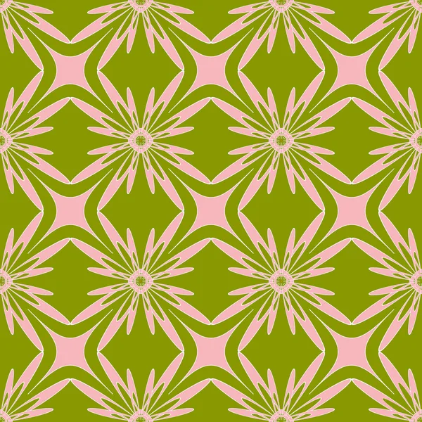 Fondo de ilustración de vector floral abstracto sin costuras — Archivo Imágenes Vectoriales