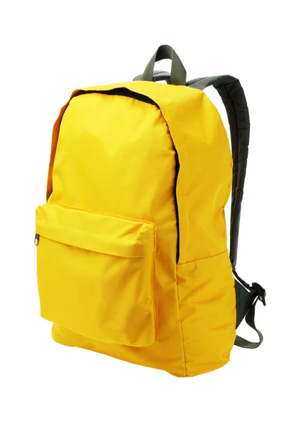Žlutá batoh Stock Obrázky
