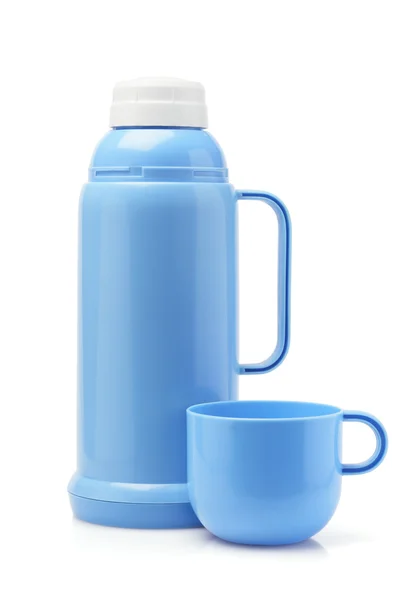 Plastic Thermos Flask — Stock Photo, Image