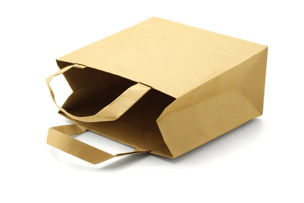 Утилизированный бумажный мешок — стоковое фото