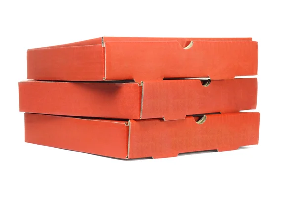 Коробки с пиццей — стоковое фото