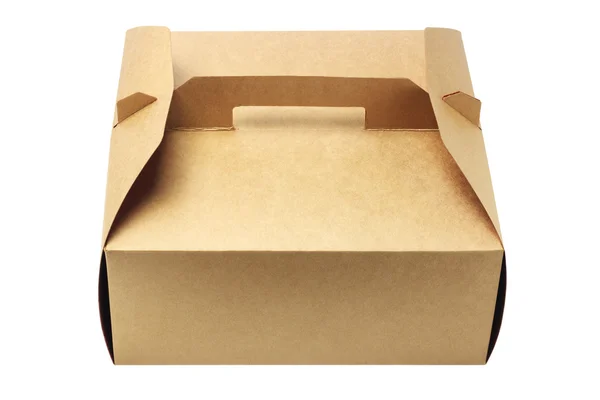 Коробка для тортов на вынос — стоковое фото