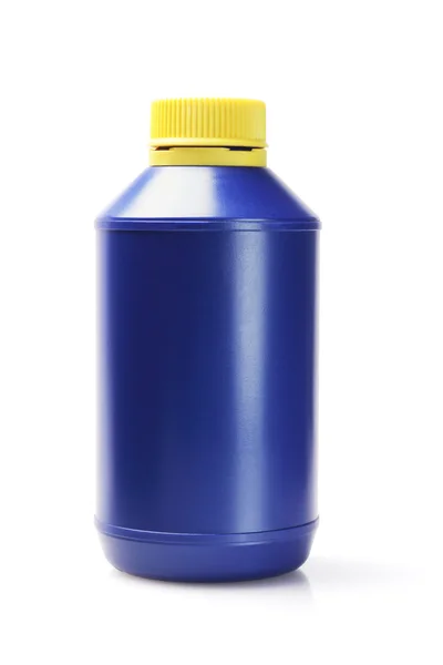 Recipiente de plástico azul — Fotografia de Stock