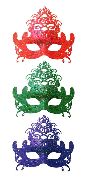 Máscaras coloridas — Fotografia de Stock