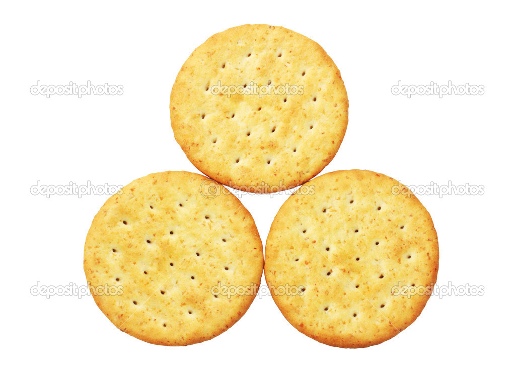Three Round Crackers — Stock Photo © design56 47978755