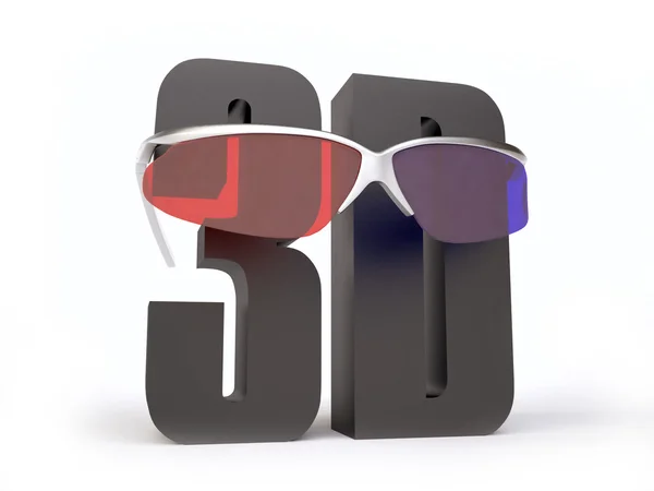 3D brýle Royalty Free Stock Obrázky