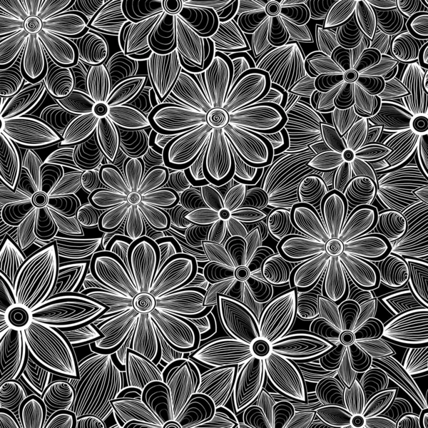 Padrão floral sem costura — Fotografia de Stock